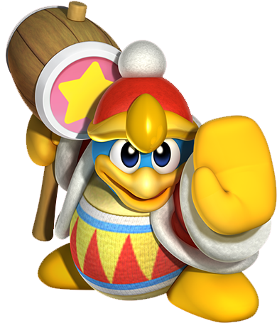 Png Black And White Library Kirby Jewel Of The Ancients - Nintendo King Dedede Amiibo (kirby Collection) 3ds,wii (402x480), Png Download