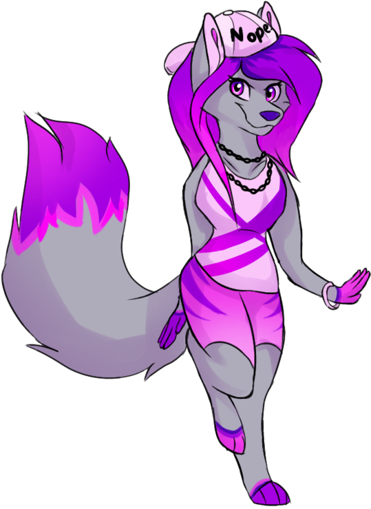 Purple Gangster Anthro Adopt By Taconoobgamer-da0xmre - Animal Jam Clans (894x894), Png Download