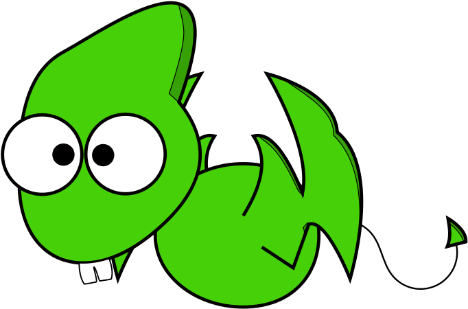 Dragon, Dino, Dinosaur, Fun, Pterodactyl, Cartoon - Cartoon Dragon Transparent Background (640x421), Png Download
