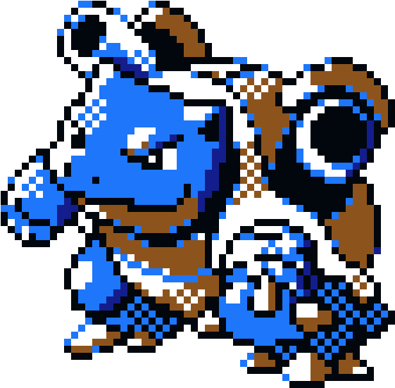 Blastoise - Ponto Cruz Blastoise (700x610), Png Download