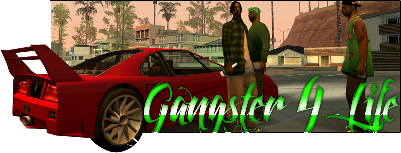 Gangster 4 Life (795x305), Png Download