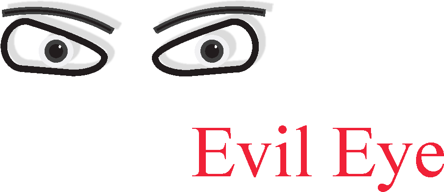 Evil Eye (1174x407), Png Download