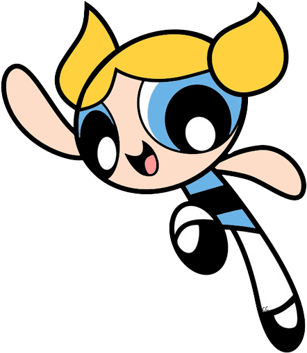 Vector Free Stock Powerpuff Girls Clipart - Powerpuff Girl Cartoon Png (450x518), Png Download