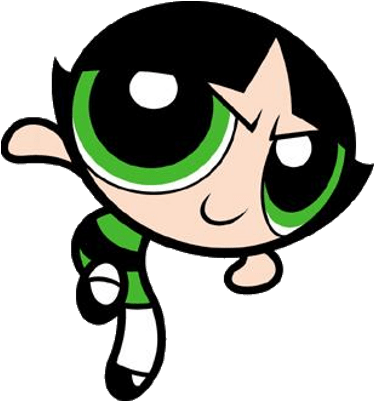 Powerpuff Girl Buttercup - Las Chicasa Super Poderosas Bellota (400x400), Png Download