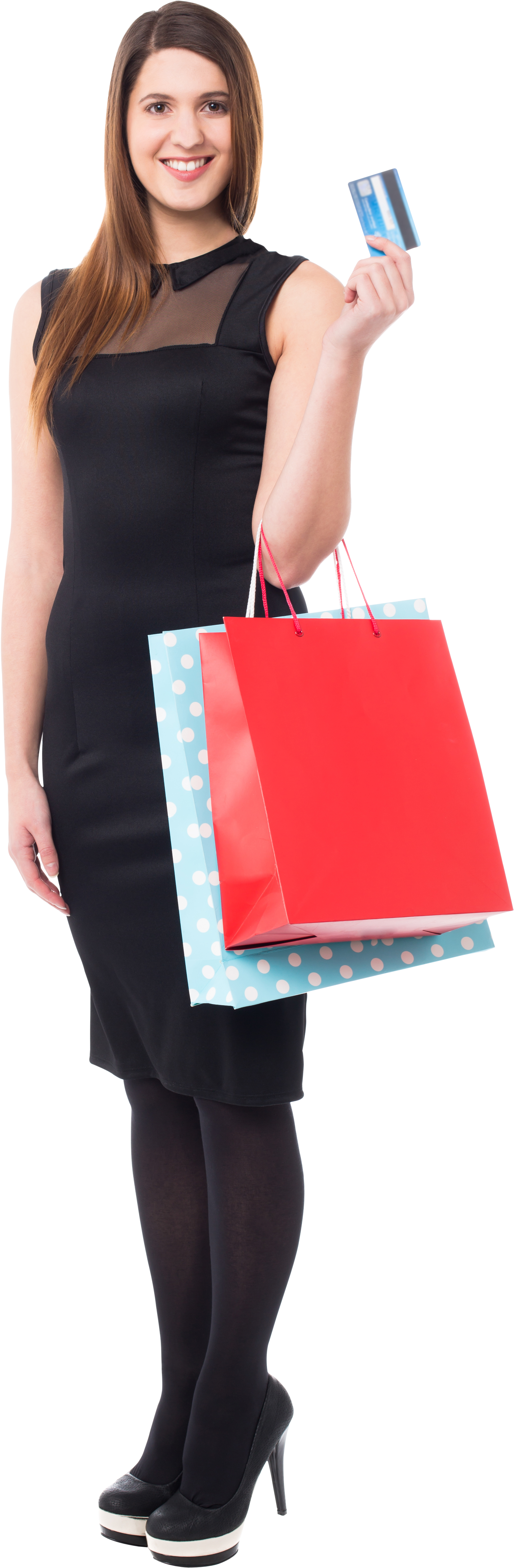 Women Shopping Download Free Png Image - Woman Shopping Bag Png (3840x5760), Png Download