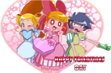 Happy Valentines Day 2017 - Happy Valentines Day Anime (500x298), Png Download