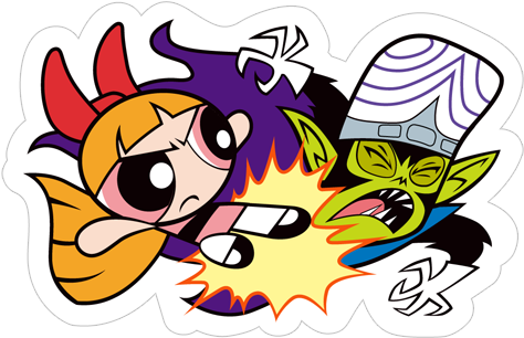 Viber Sticker «the Powerpuff Girls» - Powerpuff Girls 20 (490x317), Png Download