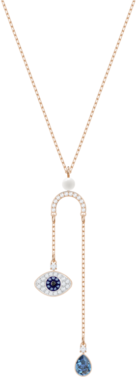 Duo Evil Eye Y Necklace - Locket (800x800), Png Download