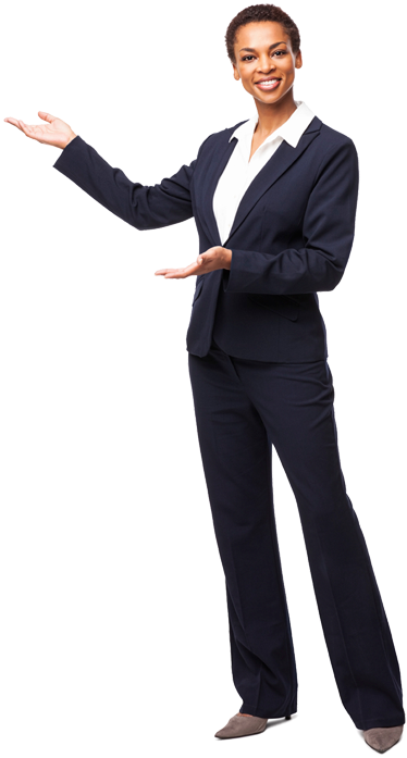 Building Your Business Together - Business Person Standing Png (464x750), Png Download