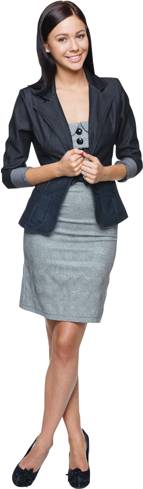 Business Woman Transparent Background (300x980), Png Download