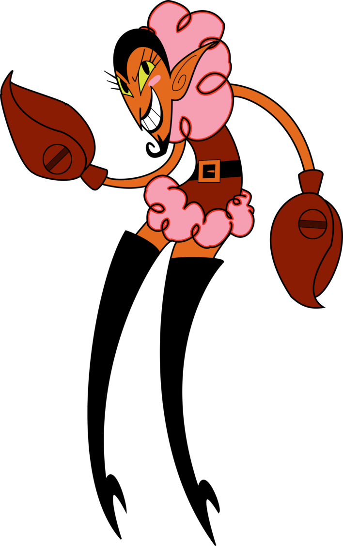 Der Stil Des Bösen Tingler - Powerpuff Girls Villains (708x1127), Png Download