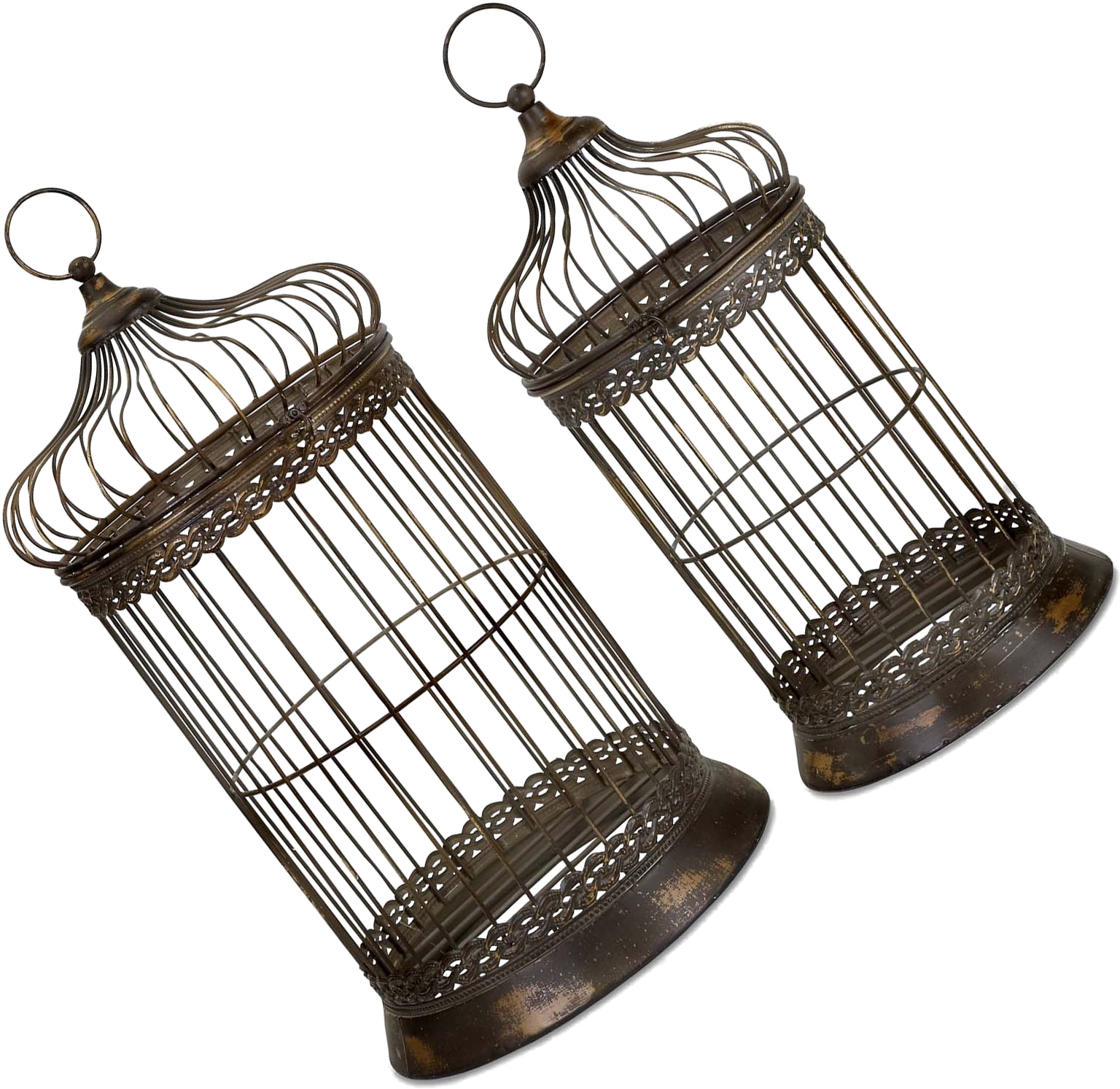 Bird Cage Png - Byzantine Dome Bird Cages - Set Of 2 (900x885), Png Download