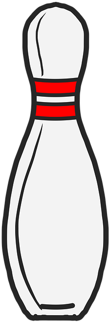 Pin, Bowling, Bowl, Game, Sport, Ball, Strike - Bowling Pin Transparent Background (600x720), Png Download