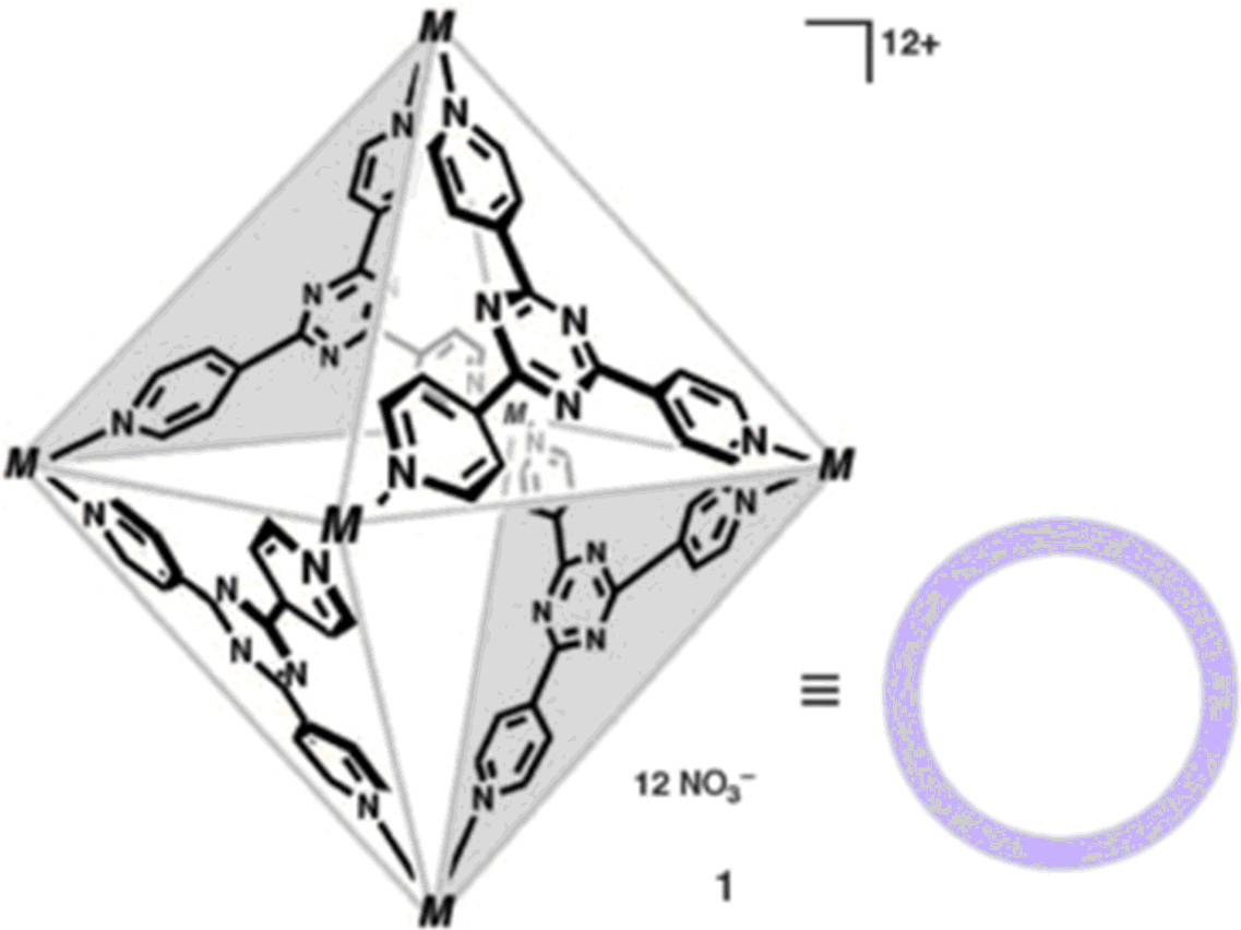 Supramolecular Cage - Square Pyramidal Molecular Geometry (1299x914), Png Download