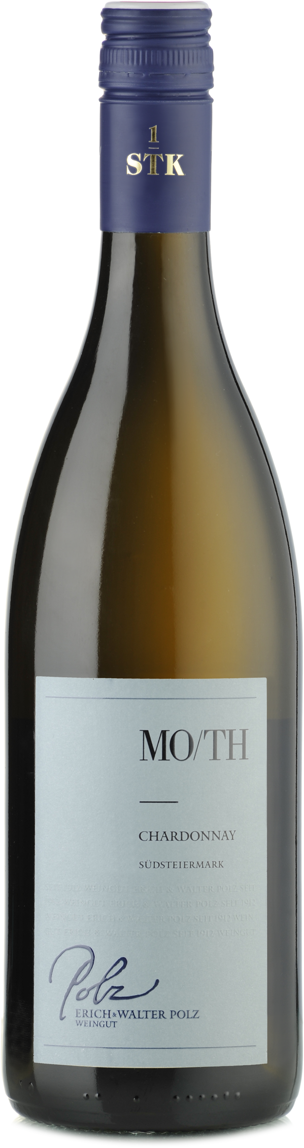 Download Bottlepicture "chardonnay Moth" - Gelber Muskateller 2016 Weingut Polz (617x2327), Png Download