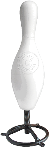 The Ten Pin Bowling Pin Target - Do-all-outdoors 3-d Ten Pin Full Size Bowling Pin With (500x500), Png Download