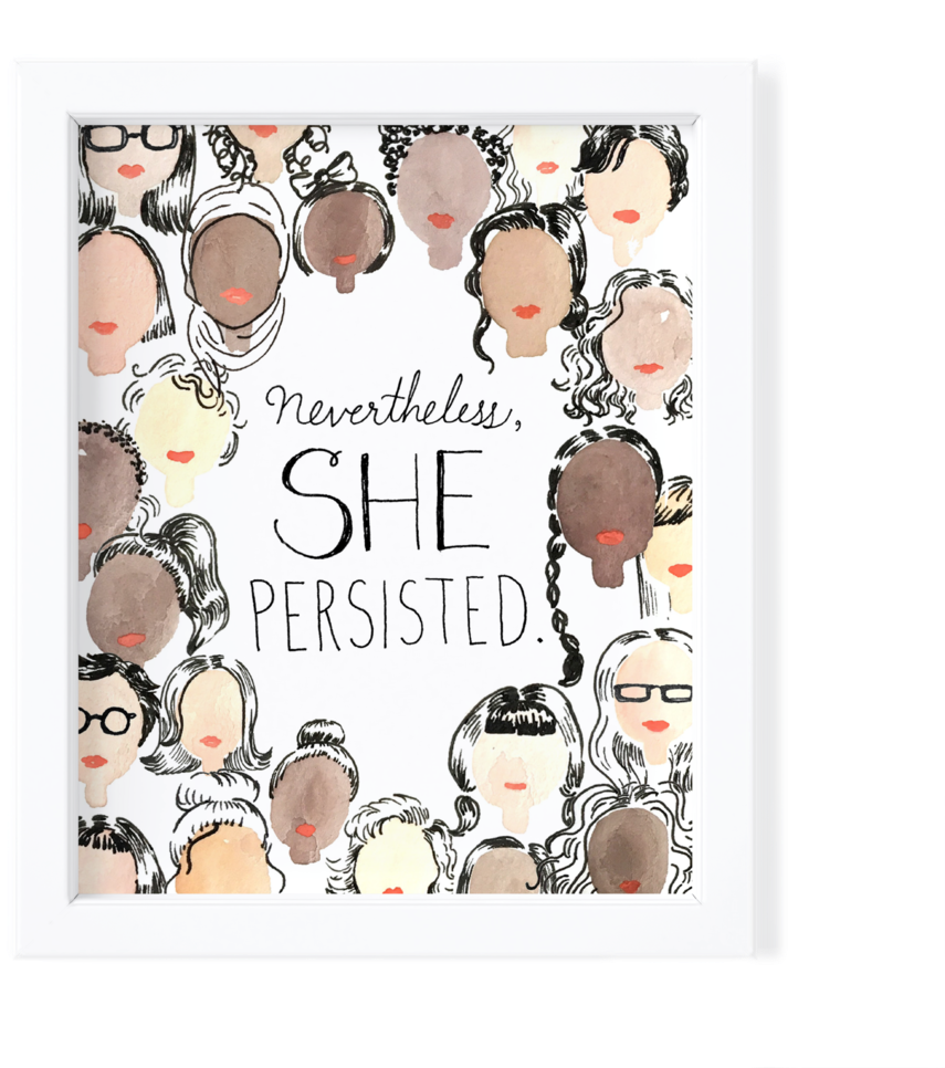 Neverthelessshepersisted (1000x1000), Png Download