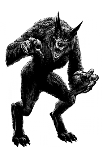 Werewolf Png - Lycanthrope (333x480), Png Download