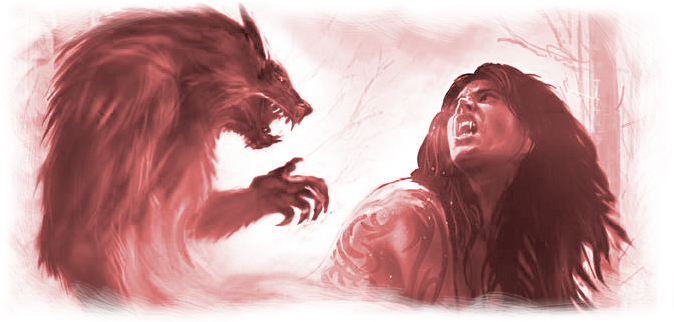 The Guild Name Is Based On The Famous Book Across The - Girl And A Werewolf (750x350), Png Download