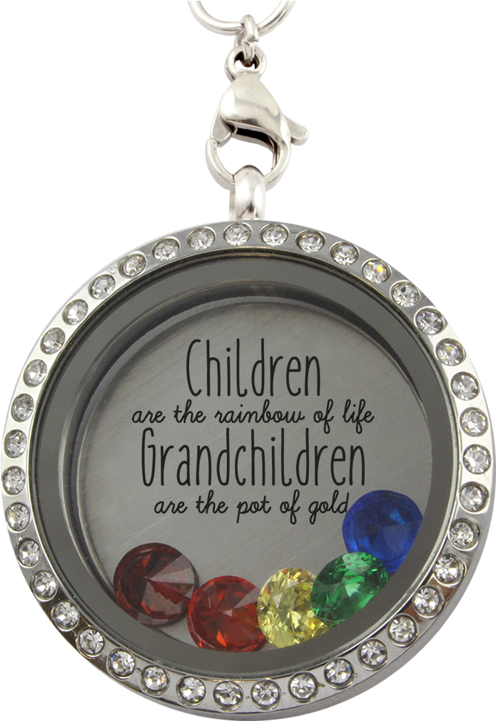 Grandchildren Are The Pot Of Gold Locket (1024x1024), Png Download