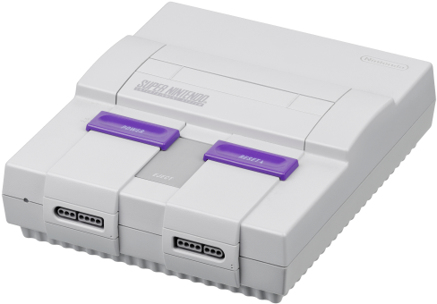 Snes Transparent Banner Free Library - Super Nintendo Console (500x500), Png Download