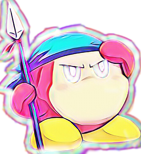 Bandana Dee's Got The Smash Ball Kirby Bandanadee Smas - Cartoon (458x499), Png Download