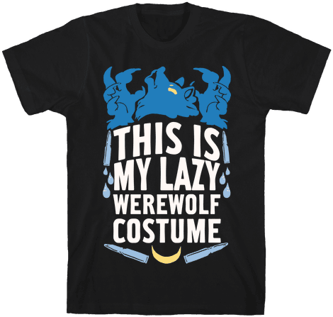 This Is My Lazy Werewolf Costume Mens T-shirt - World's Okayest Pansexual (484x484), Png Download