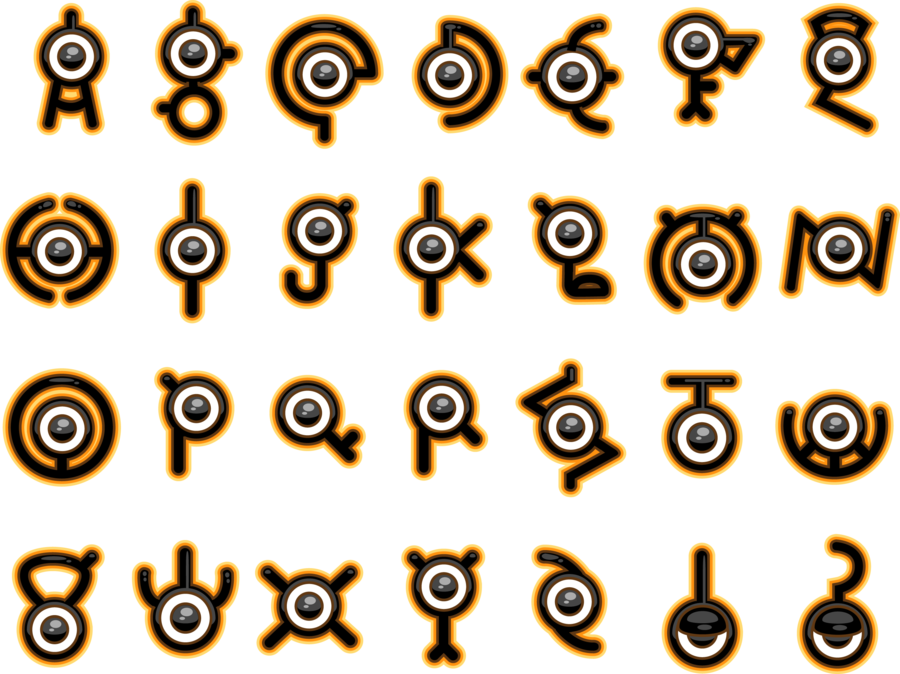 Alphabet Blocks Png - Alphabet Zarbi Pokemon Go (900x674), Png Download