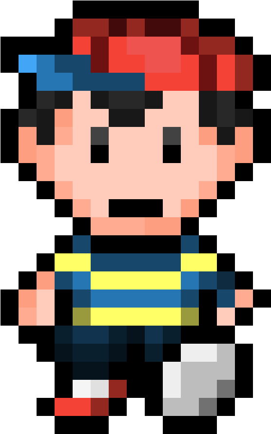Ness Snes Remastered - Ness Earthbound (1184x1184), Png Download