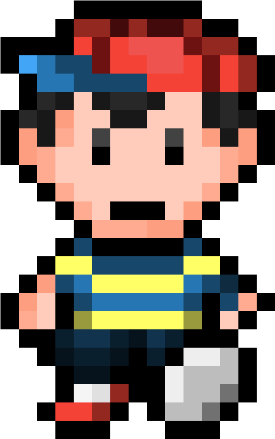 Download Ness Snes Remastered Ness Earthbound PNG Image with No