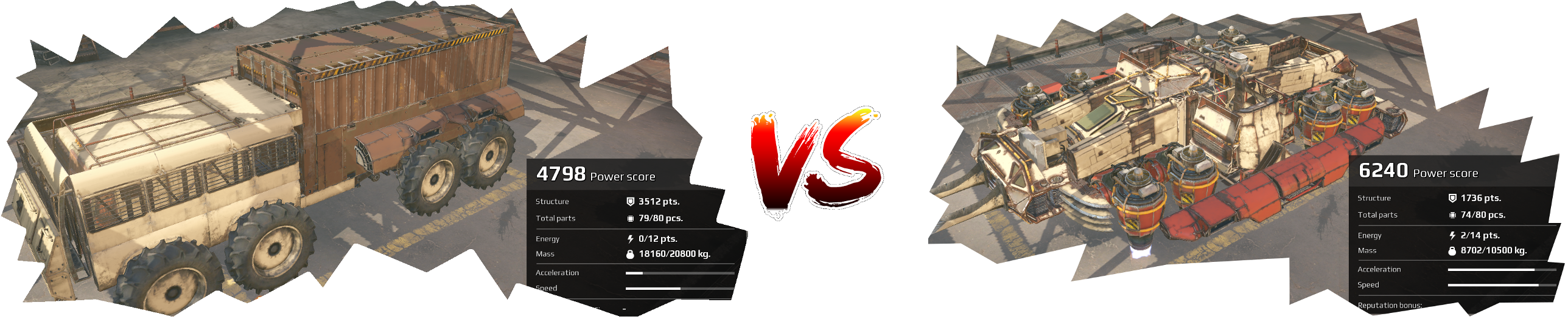 Truckvshover - Thumb - 0aa1c1362c8603b5c - Graphic Design (2598x532), Png Download