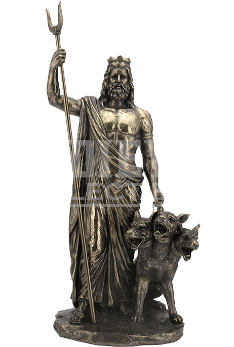Hades Bronze Statue - Hades - Greek God Of The Underworld Sculpture (702x702), Png Download