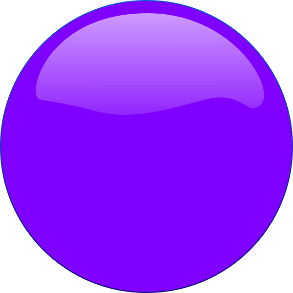 Purple Circle Icon Clip Art At Clker - Purple Circle Icon Png (600x600), Png Download