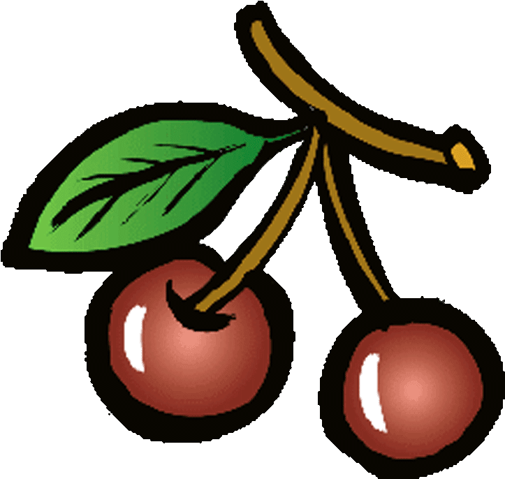 Cherry Clipart Blueberry - Cherry (1280x720), Png Download