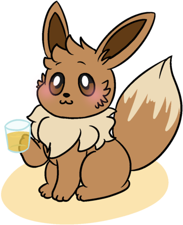 Clipart Stock Holds Juice Look By Inu On Deviantart - Cartoon (400x451), Png Download