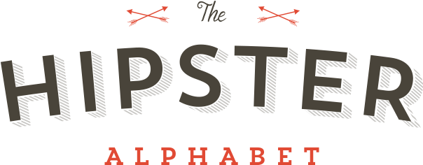 Hipster Lettering (640x261), Png Download