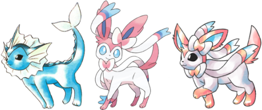 Another Attempt At Redrawing In The Old Sugimori Style, - Pokmon Pokemon Fairy Card Collection (including Rares (540x223), Png Download