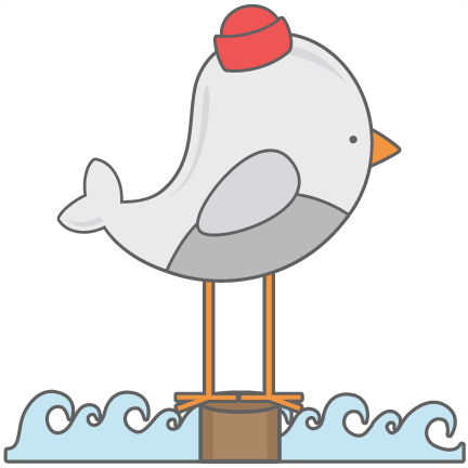 Cute Seagull Png - Cute Seagulls Clipart (432x432), Png Download
