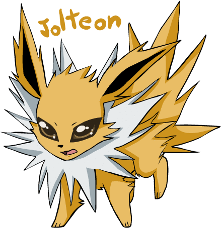 Eevee Evolutions Clan Images Jolteon Wallpaper And - Jolteon Christmas (445x476), Png Download