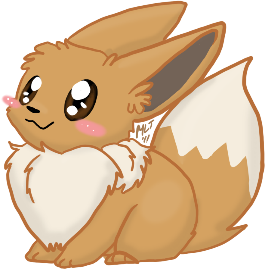 Tumblr Static Aplede Chibi Eevee - Cute Pokemon Chibi Transparent (900x900), Png Download
