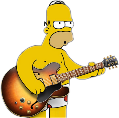 Homerosimpsons Guitarra Lossimpsons Emoji Emojis Emoji - Garageband Tips & Tricks (393x391), Png Download