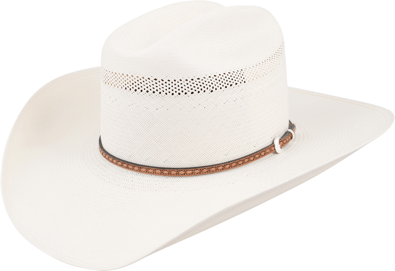 Stetson 100x Griffin Straw Hat - Stetson Gambler Straw Hat (1280x894), Png Download