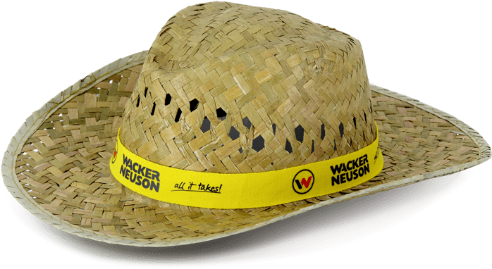 Wacker Neuson Straw Hat - Wacker Neuson Strohhut (800x800), Png Download