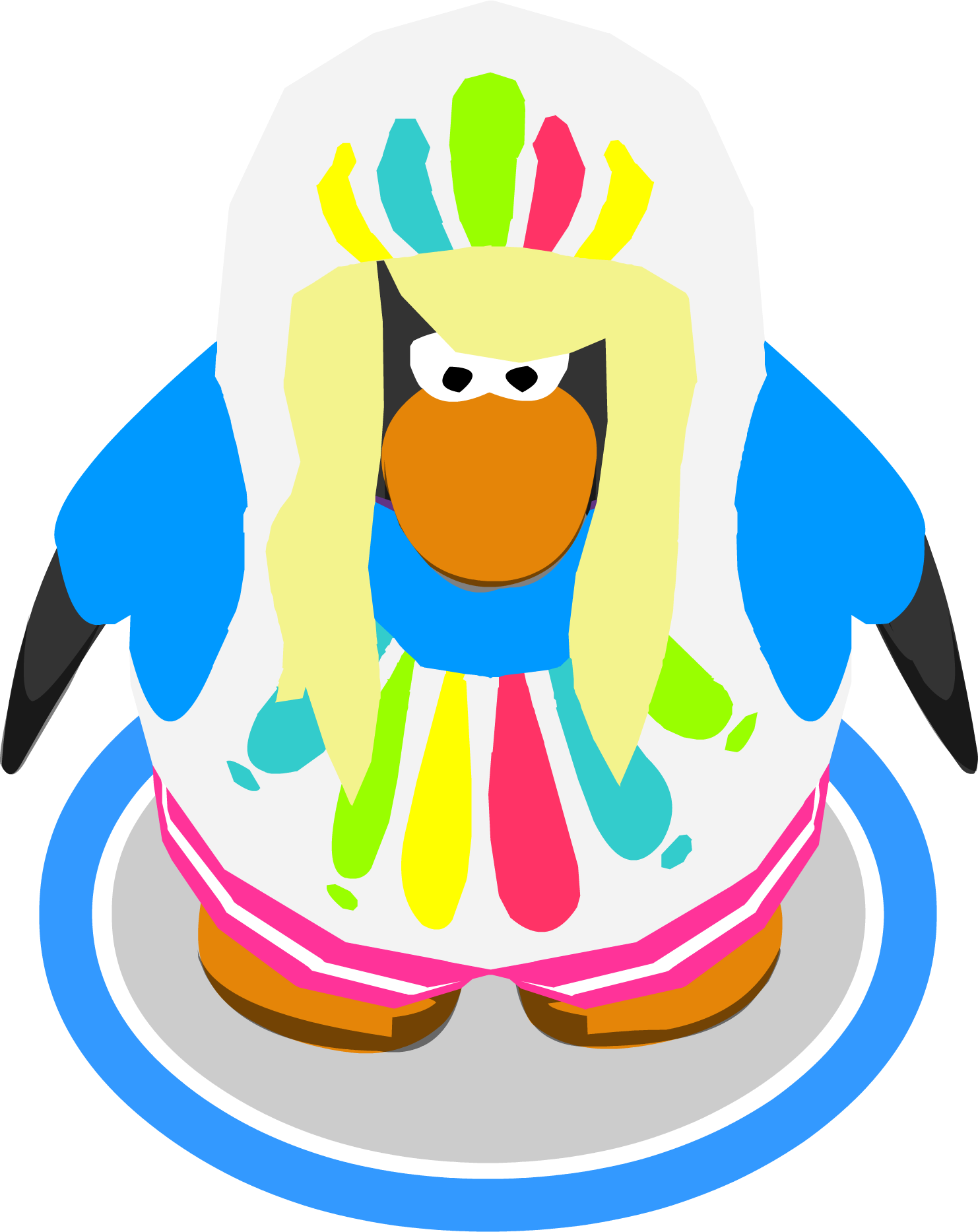 Color Splash Hoodie In-game - Wiki (1482x1867), Png Download