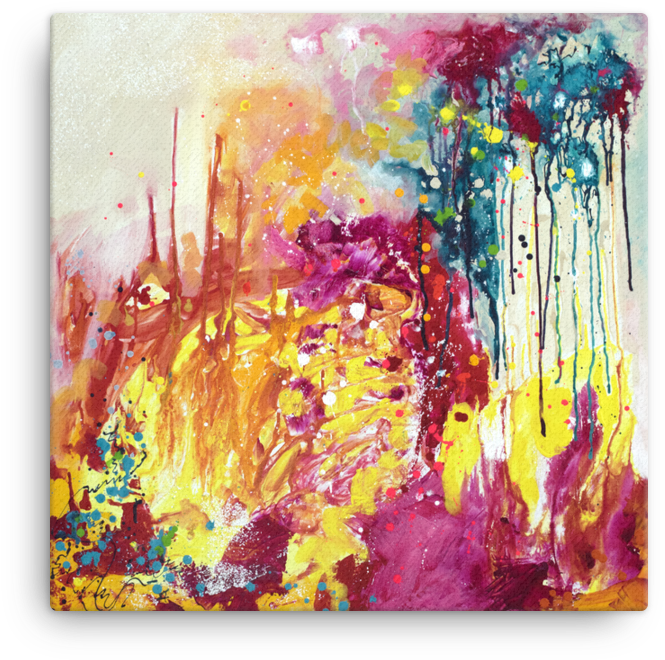 Fine Art Canvas Reproduction (1000x1000), Png Download