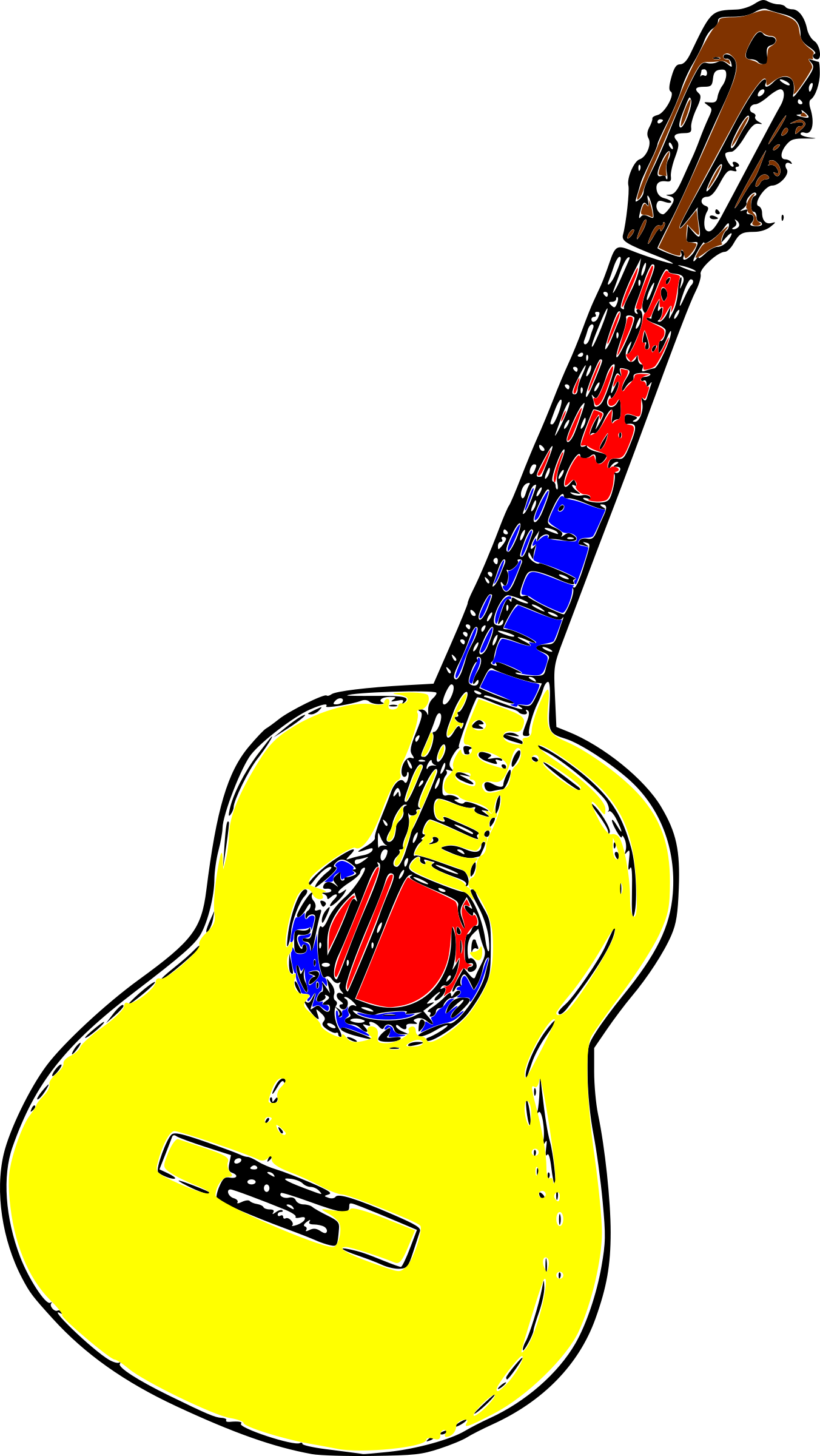 This Free Icons Png Design Of Guitarra Colombia (1352x2400), Png Download