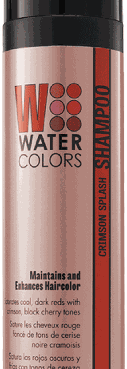 Tressa Watercolors Crimson Splash Shampoo - 8.5 Oz (1292x1292), Png Download