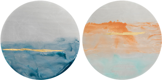 Horizons Pk/2 - Painting (550x550), Png Download