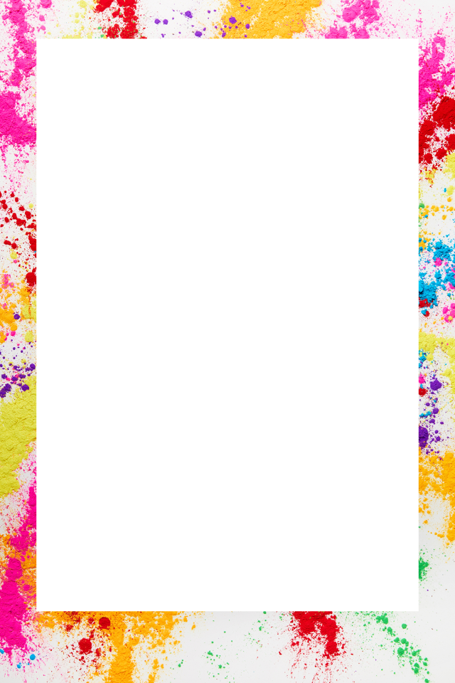 Color Splash - Glitter Borders And Frames (640x960), Png Download