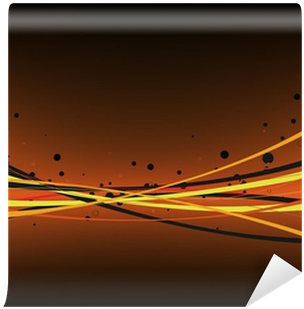 Abstract Background Made Of Curved Lines Wall Mural - Line (400x400), Png Download